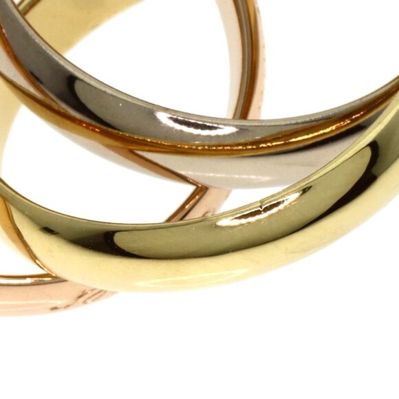 CARTIER 18k Pink Trinity Ring #48 - Picture 6 of 8